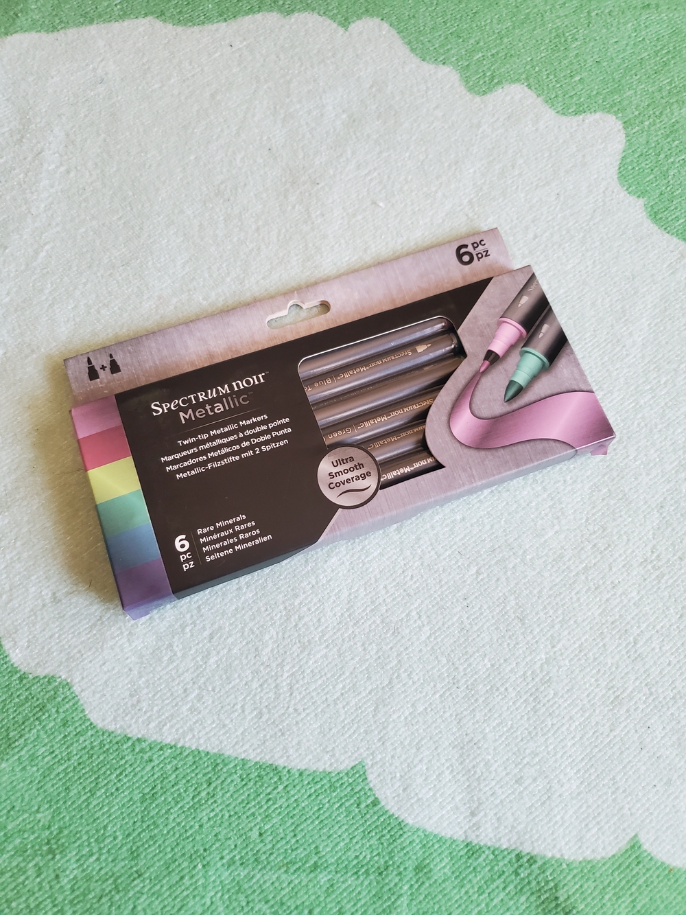 Spectrum Noir Metallic Twin Tip Markers - Pastel Set of 6 NWT